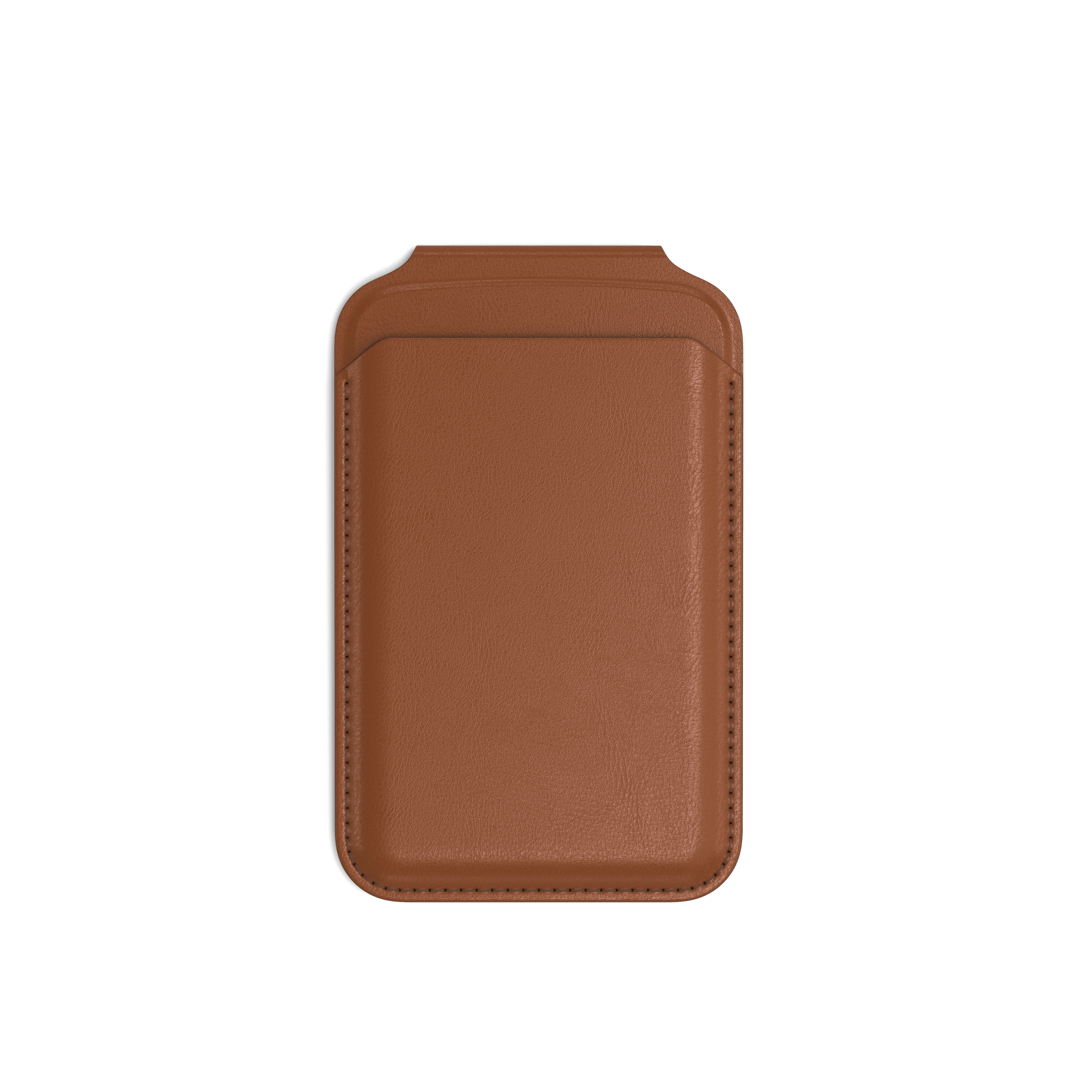 Vegan-Leather Magnetic Wallet Stand