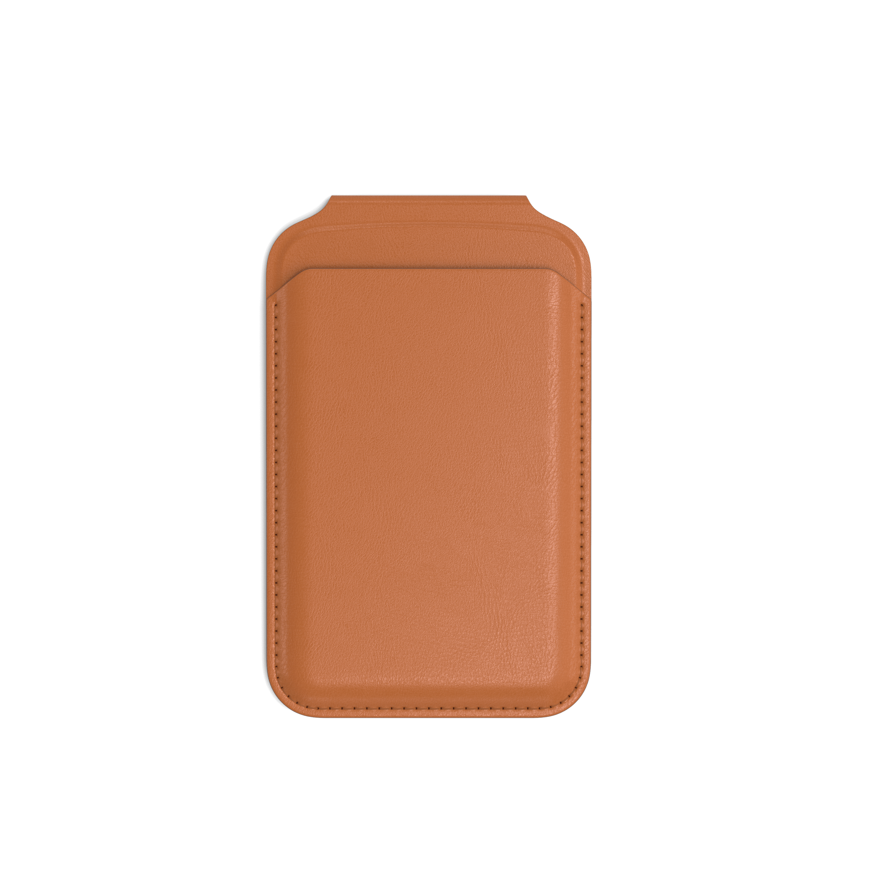 Vegan-Leather Magnetic Wallet Stand