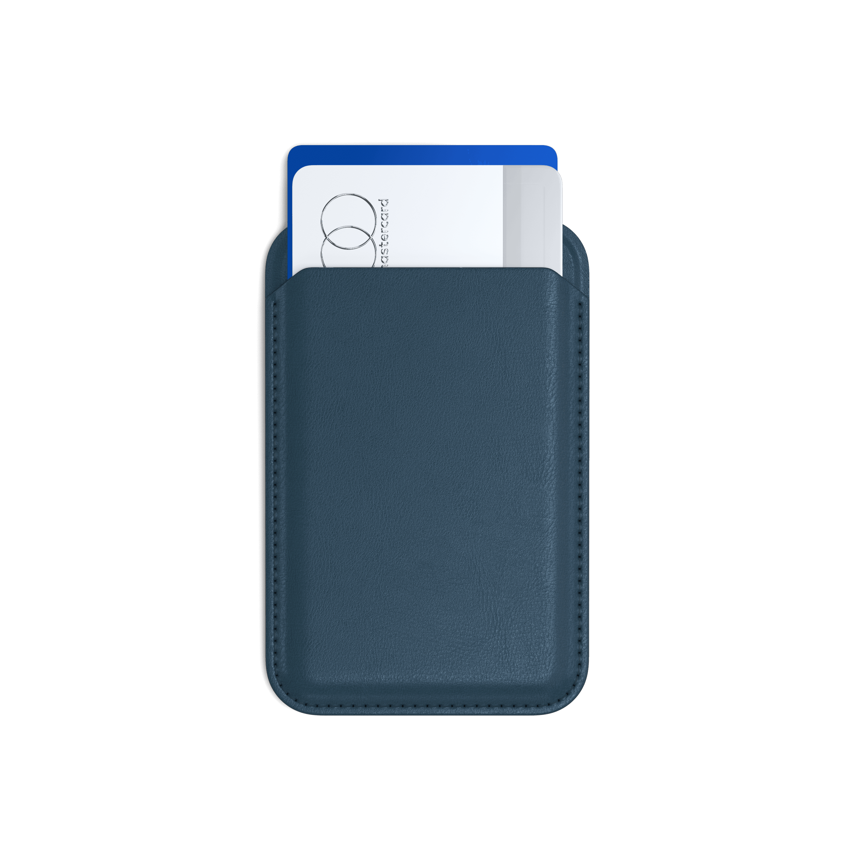Vegan-Leather Magnetic Wallet Stand