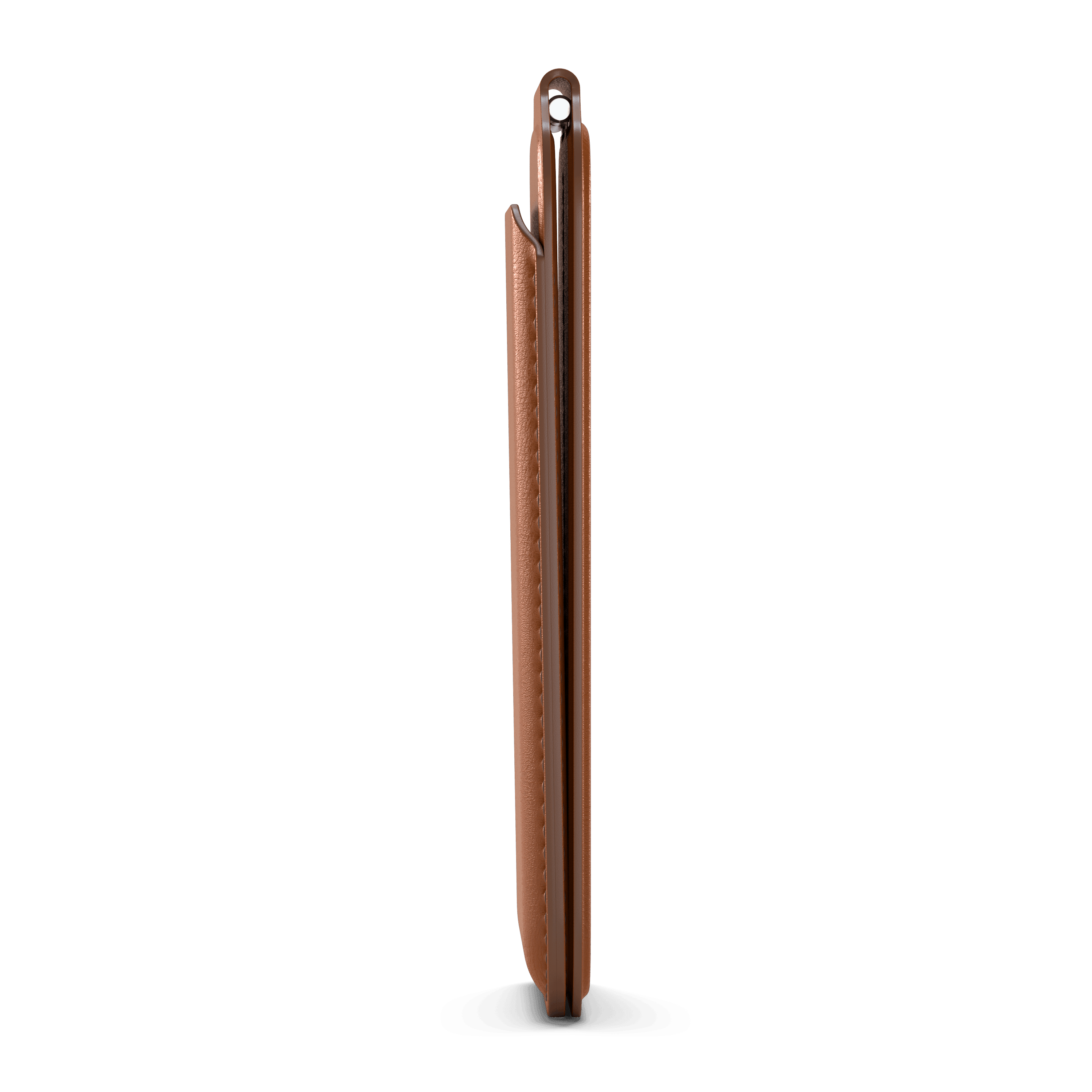 Vegan-Leather Magnetic Wallet Stand