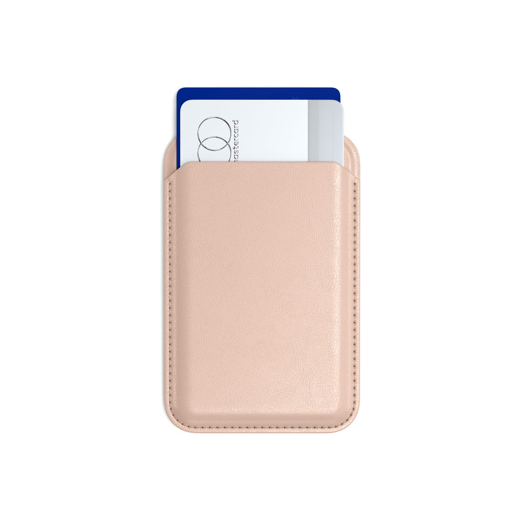 Vegan-Leather Magnetic Wallet Stand
