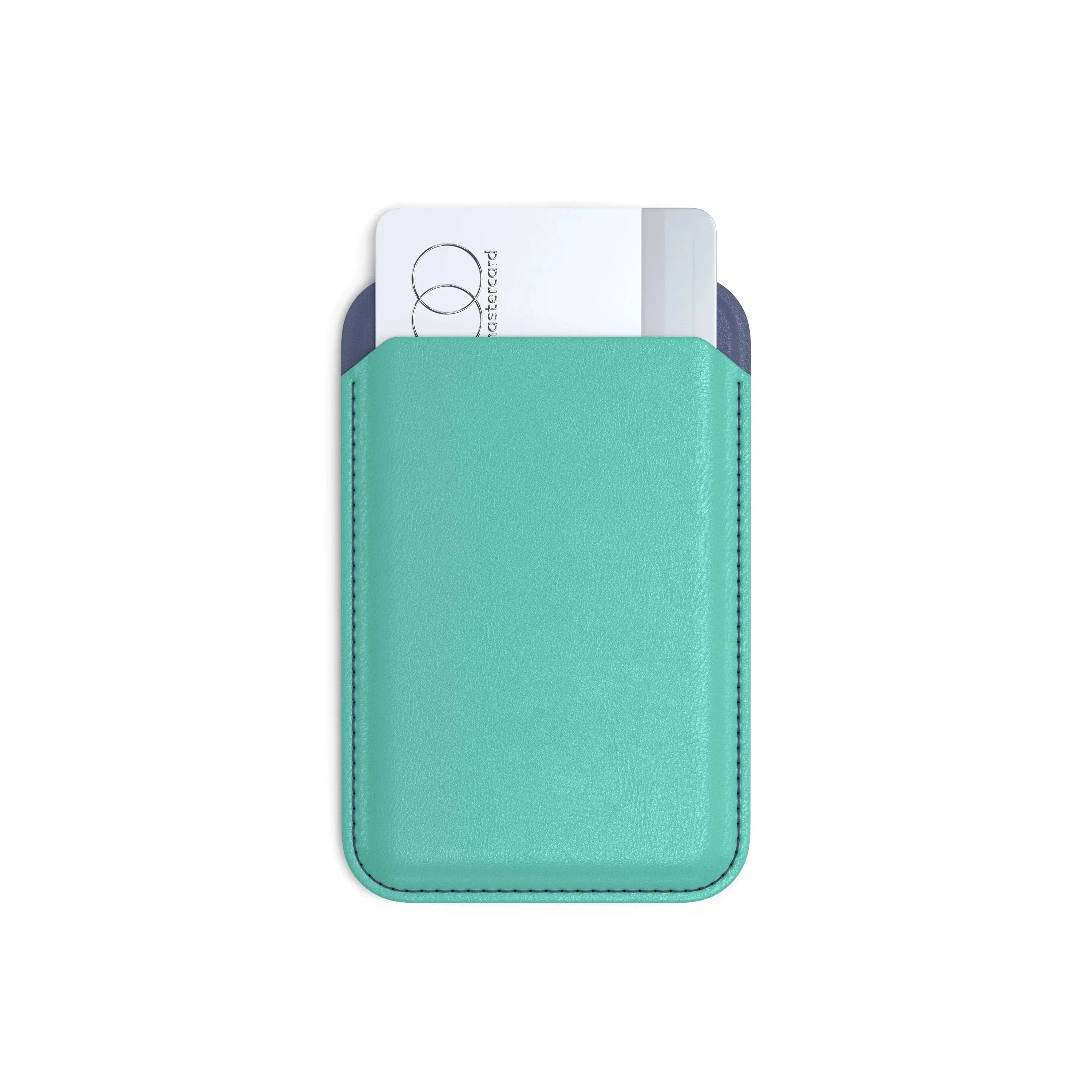 Vegan-Leather Magnetic Wallet Stand