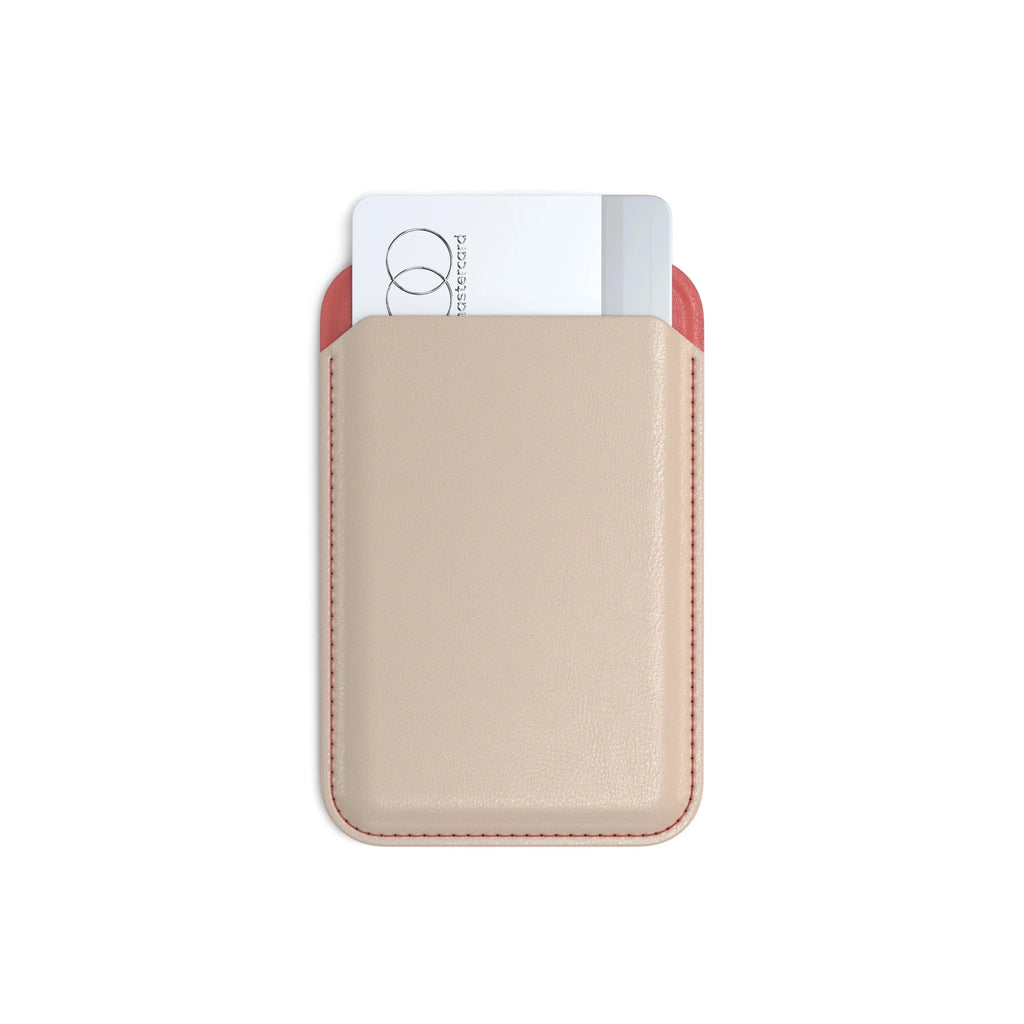 Vegan-Leather Magnetic Wallet Stand