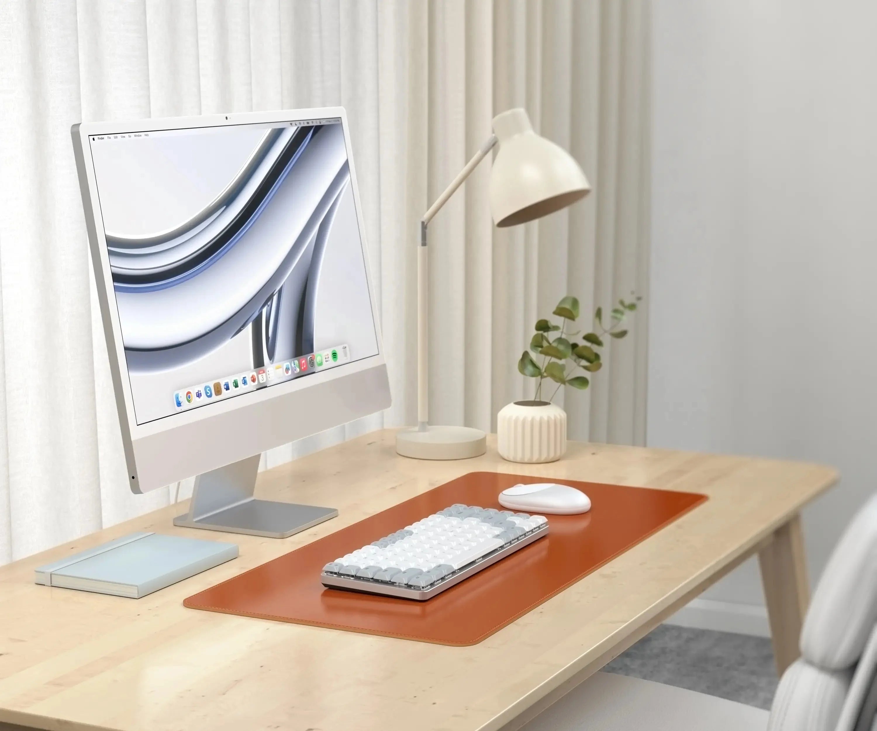 Vegan-Leather Premium Desk Mat